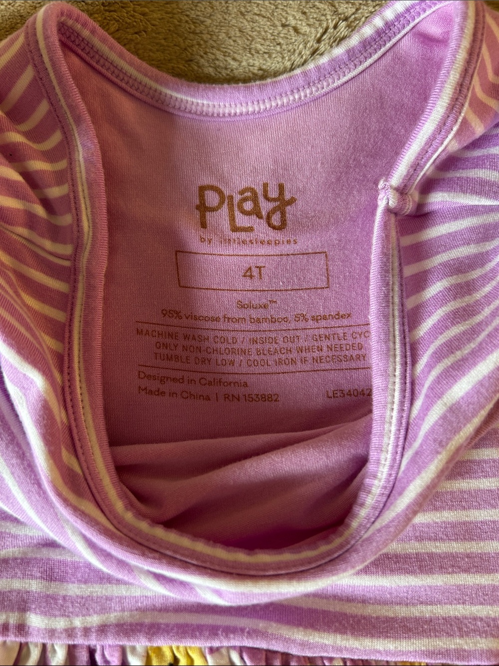 Little Sleepies Dress 4T - Picture 2 of 3